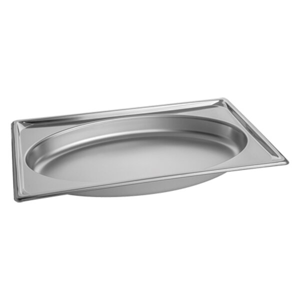 GN-Bak | OVAL SHAPE | RVS | 1/1 GN | Hoogte 65mm | 530x325x65(h)mm