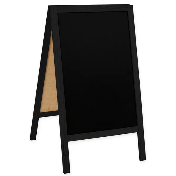 Krijtstoepbord | CLASSIC | Hout | Zwart | 510x450x850(h)mm