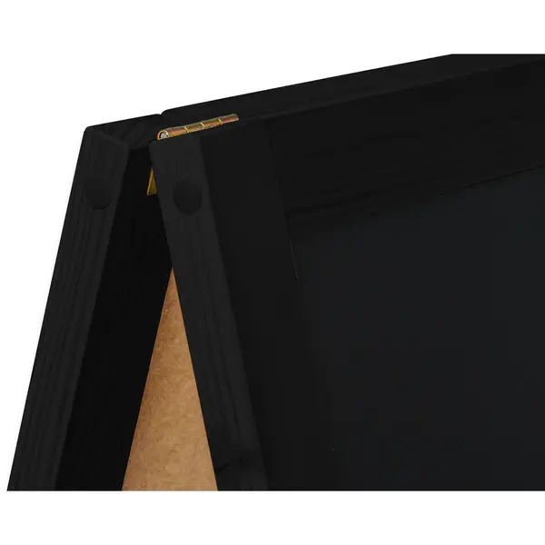 Krijtstoepbord | CLASSIC | Hout | Zwart | 510x450x850(h)mm