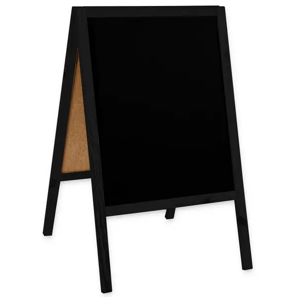 Krijtstoepbord | CLASSIC | Hout | Zwart | 600x450x950(h)mm