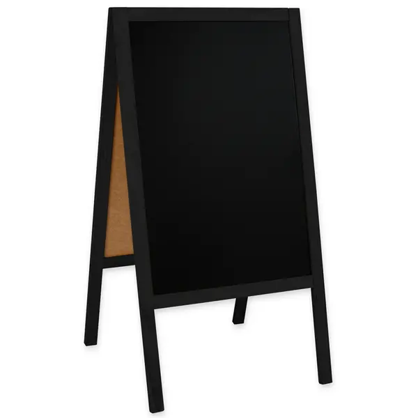 Krijtstoepbord | CLASSIC | Hout | Zwart | 610x450x1140(h)mm