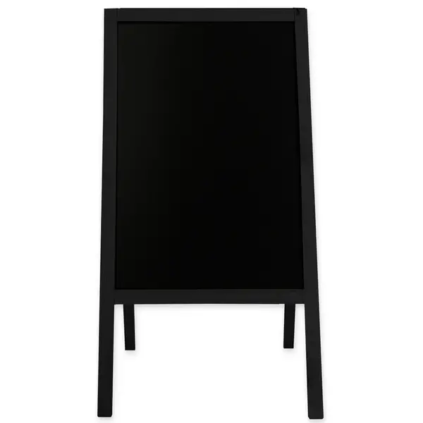 Krijtstoepbord | CLASSIC | Hout | Zwart | 610x450x1140(h)mm