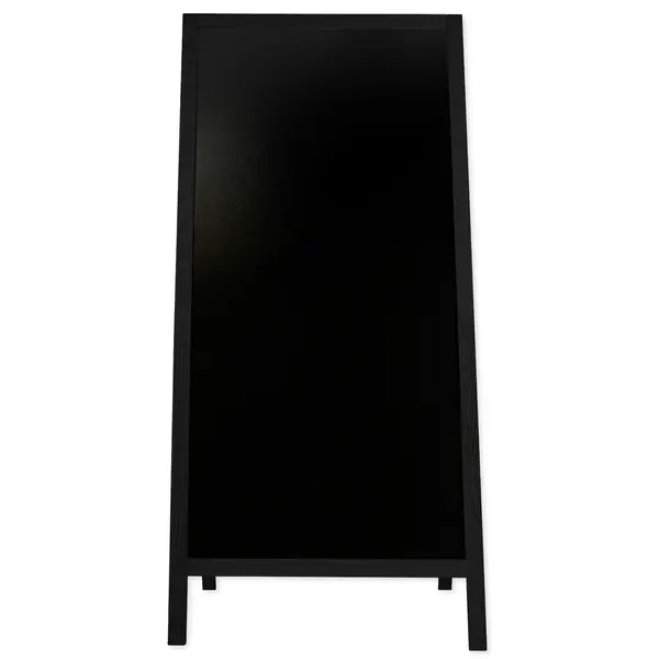 Krijtstoepbord | CLASSIC | Hout | Zwart | 720x450x1560(h)mm