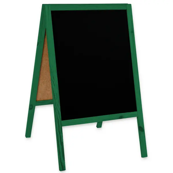 Krijtstoepbord | CLASSIC | Hout | Groen | 600x450x950(h)mm
