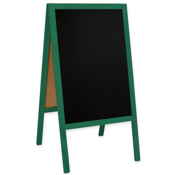 Krijtstoepbord | CLASSIC | Hout | Groen | 610x450x1140(h)mm