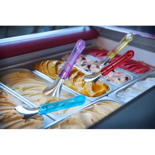 IJsschep/-Spatel | RVS/Kunststof | Blauw | Handvat | 260mm