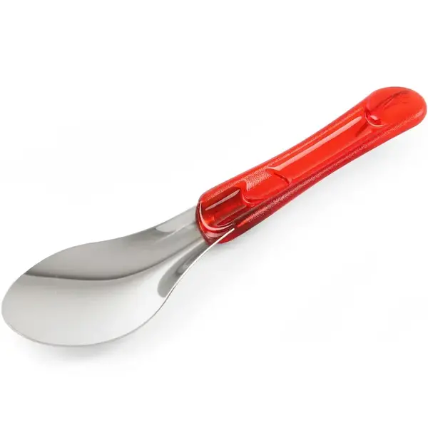 IJsschep/-Spatel | RVS/Kunststof | Rood | Handvat | 260mm