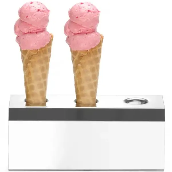 IJshoornstandaard | RVS | 3 gaten | 200x95x85(h)mm