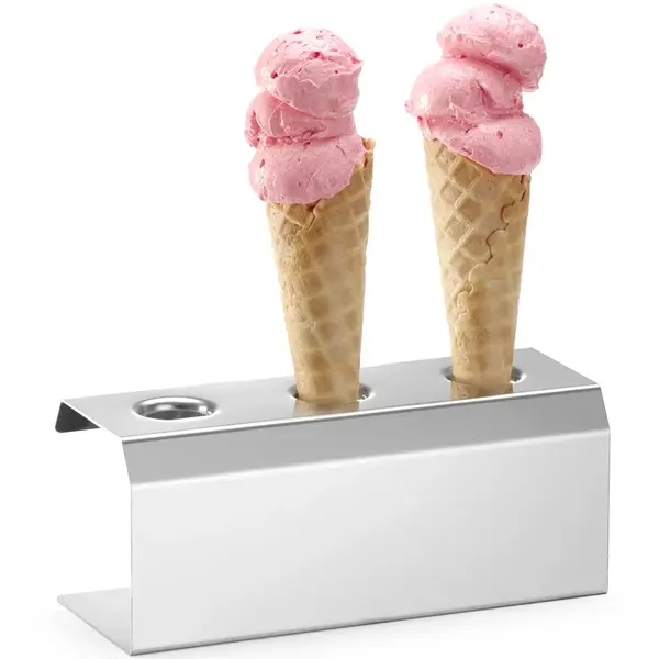 IJshoornstandaard | RVS | 3 gaten | 200x95x85(h)mm