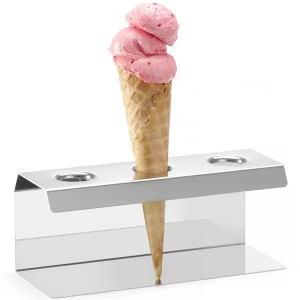 IJshoornstandaard | RVS | 3 gaten | 200x95x85(h)mm