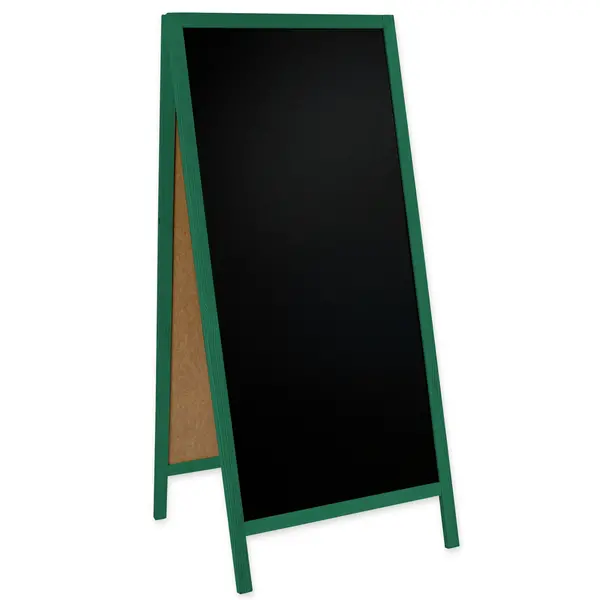 Krijtstoepbord | CLASSIC | Hout | Groen | 720x450x1560(h)mm