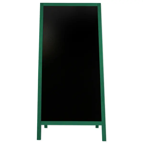 Krijtstoepbord | CLASSIC | Hout | Groen | 720x450x1560(h)mm