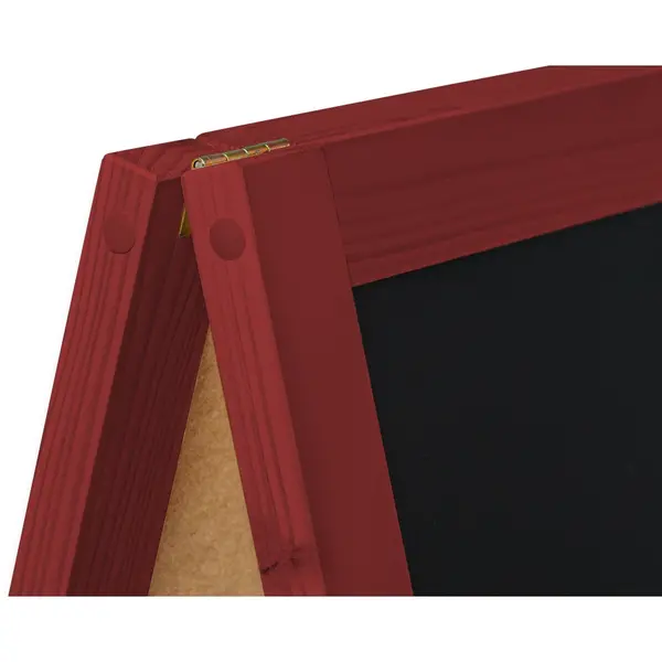 Krijtstoepbord | CLASSIC | Hout | Rood | 510x450x850(h)mm