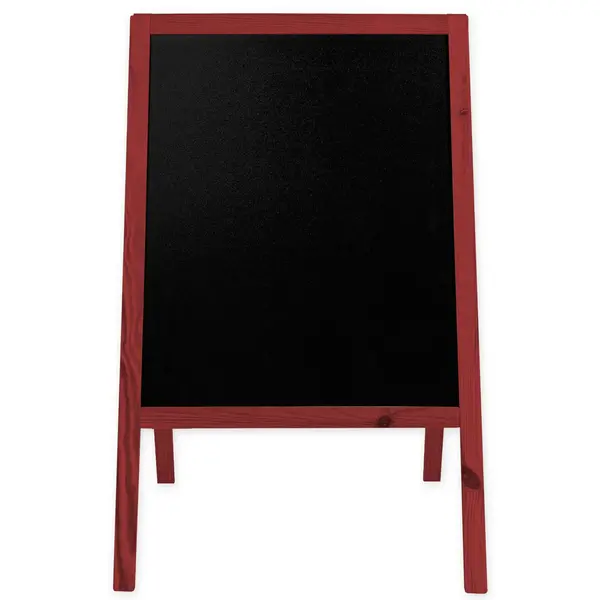 Krijtstoepbord | CLASSIC | Hout | Rood | 600x450x950(h)mm