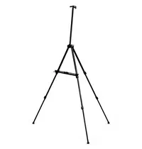 Luxus Presentatie Ezel | PREMIUM | Metaal | Zwart | Incl. Opbergtas | 1200x1100/1500(h)mm 