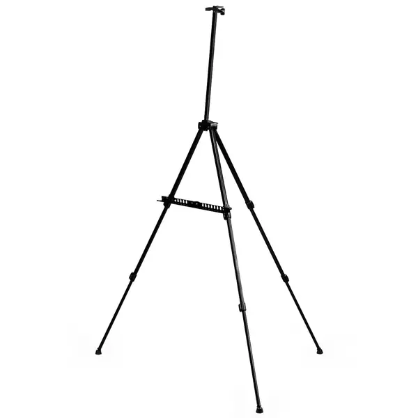 Presentatie Ezel | PREMIUM | Metaal | Zwart | Incl. Opbergtas | 1200x1100/1500(h)mm