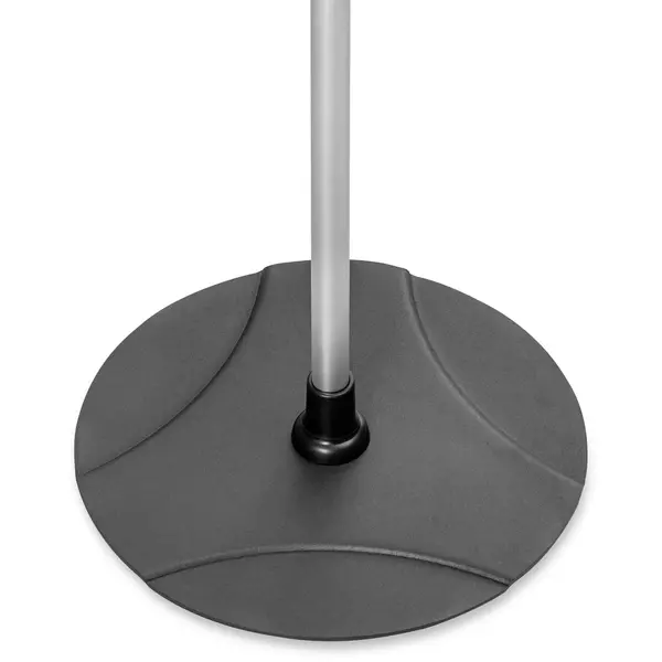 Menustandaard | CLASSIC | Grijs/Zwart | Kliklijst (A4) | Kantelbaar | Demonteerbaar | Ø270x1110(h)mm