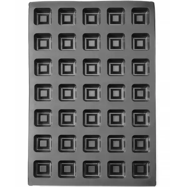 Bakvorm | Siliconen | Cap. 35 Taartjes | 570x375x25(h)mm