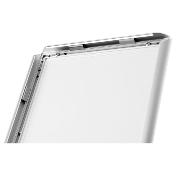 Menustandaard | PREMIUM | Zwart | Kliklijst (A4) | Draaibaar | 340x300x1210(h)mm