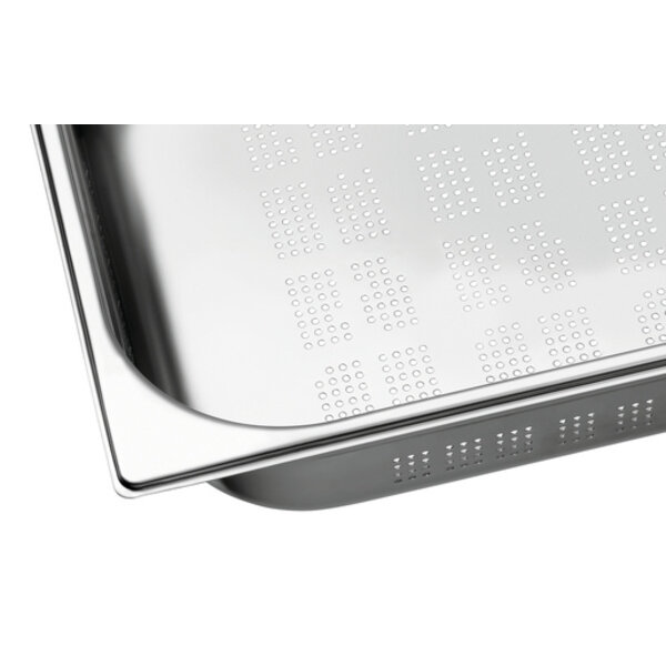 GN-Bak | TOP LINE | CNS | 1/1 GN | Hoogte 100mm | Geperforeerd | 530x325x100(h)mm