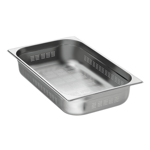 GN-Bak | TOP LINE | CNS | 1/1 GN | Hoogte 100mm | Geperforeerd | 530x325x100(h)mm