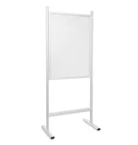 Luxus Menustandaard | CHROMA | Wit | Schuiflijst (A1) | Dubbelzijdig | 668x405x1595(h)mm