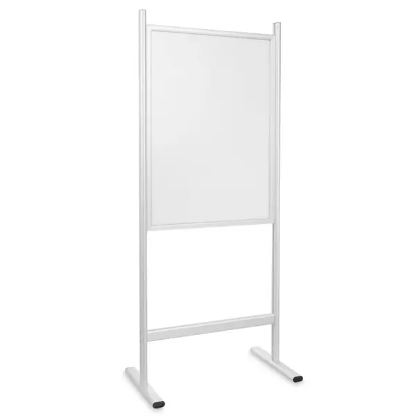 Menustandaard | CHROMA | Wit | Schuiflijst (A1) | Dubbelzijdig | 668x405x1595(h)mm