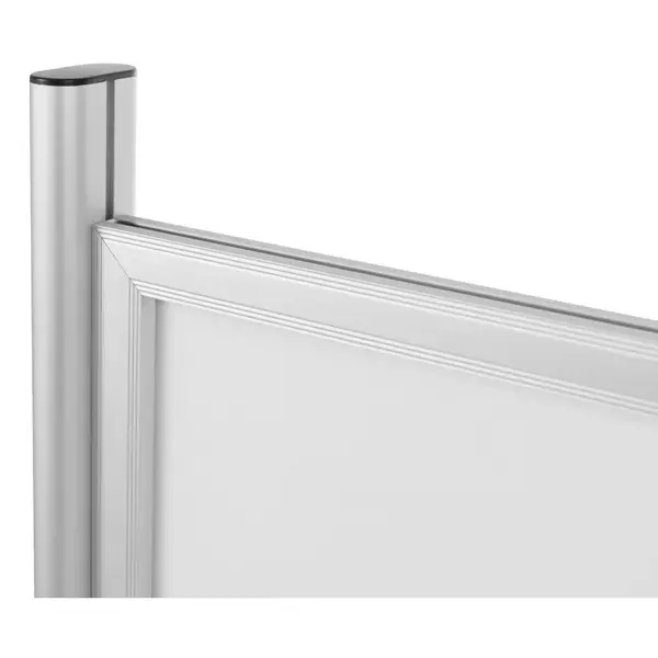 Menustandaard | CHROMA | Wit | Schuiflijst (A1) | Dubbelzijdig | 668x405x1595(h)mm