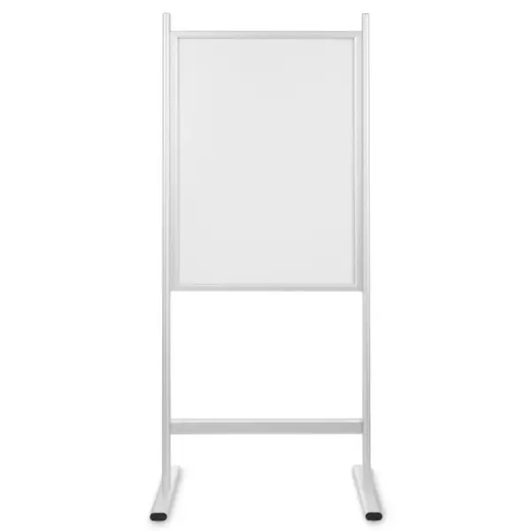 Menustandaard | CHROMA | Wit | Schuiflijst (A1) | Dubbelzijdig | 668x405x1595(h)mm