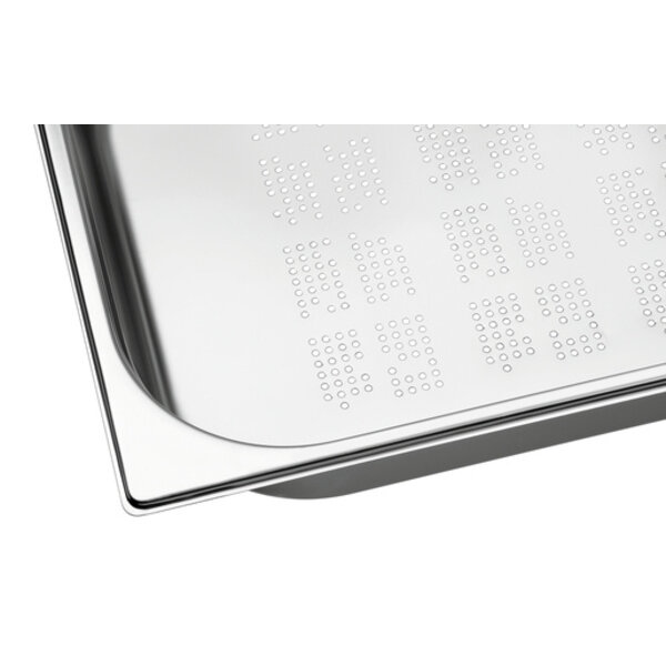 GN-Bak | TOP LINE | CNS | 1/1 GN | Hoogte 65mm | Geperforeerd | 530x325x65(h)mm