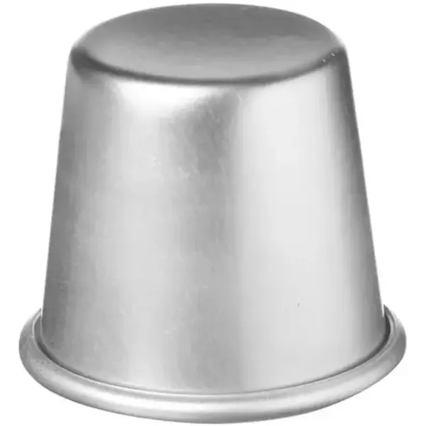 Babavorm | Aluminium | Opgerolde Rand | Ø70x68(h)mm