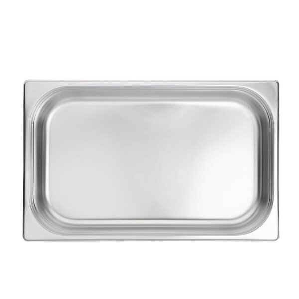 GN-Bak | RVS | 1/1 GN | Hoogte 100mm | 530x325x100(h)mm