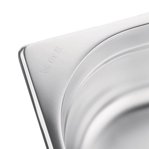 GN-Bak | RVS | 1/1 GN | Hoogte 100mm | 530x325x100(h)mm