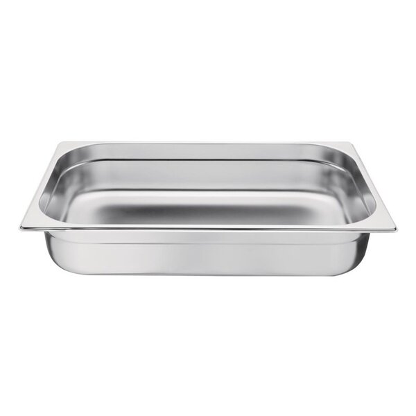 GN-Bak | RVS | 1/1 GN | Hoogte 100mm | 530x325x100(h)mm