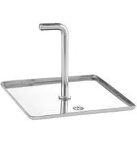 HENDI Mousseringduwer | RVS | Vierkant | 80x80x55(h)mm 