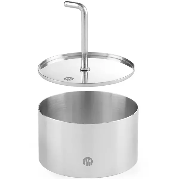 Mousseringduwer | RVS | Rond | Ø80x55(h)mm