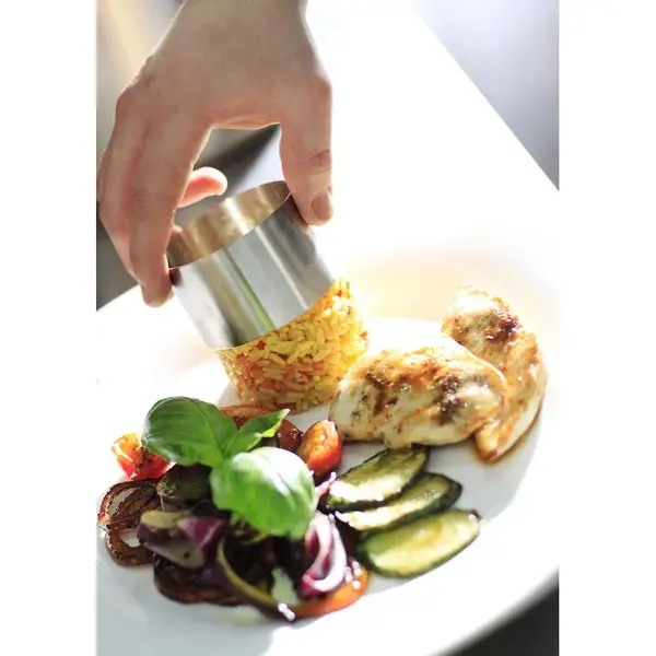 Moussering | RVS | Rond | Ø70x45(h)mm