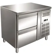 Gastro-Inox Koelwerkbank | 124L | 2 Laden (1/1 GN) | +2°C/+8°C | Geforceerd | 925x700x860(h)mm