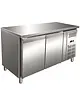 Gastro-Inox Koelwerkbank | 314L | 2 Deuren (1/1 GN) | +2°C/+8°C | Geforceerd | 1360x700x860(h)mm 
