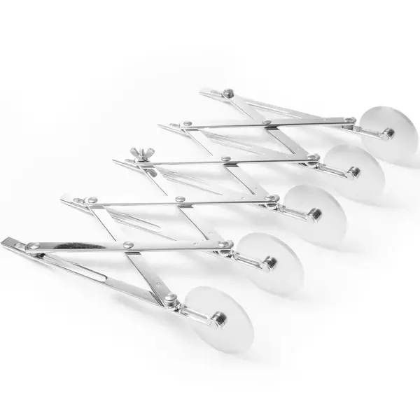 Hagelsnijder | RVS | Uittrekbaar | 5 Wielen | 222x56x55(h)mm