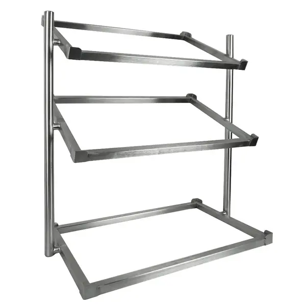 Broodmanden Etagere | 3 Niveaus | 2x 1/1 GN (H 115mm) + 1x 1/1 GN (H 165mm) | 620x335x760(h)mm