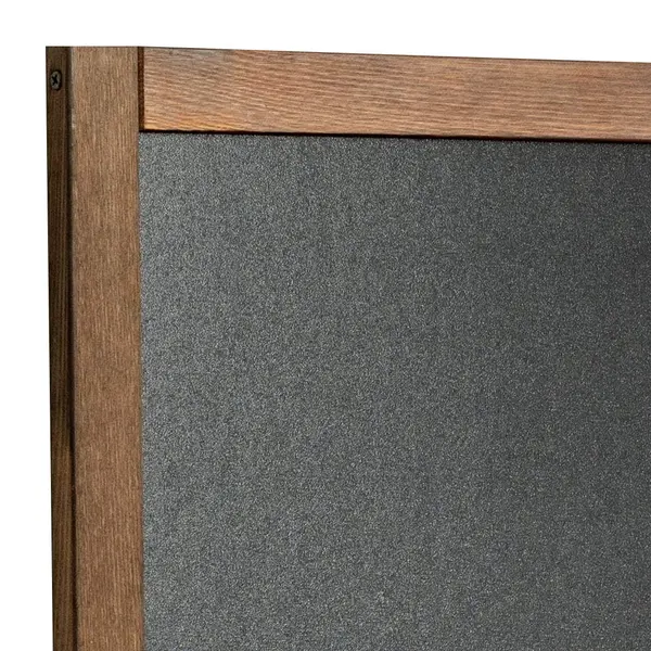 Krijtbord | CLASSIC | Hout | Bruin | Schrijfvlak 730x930 | 800x1000x15(h)mm