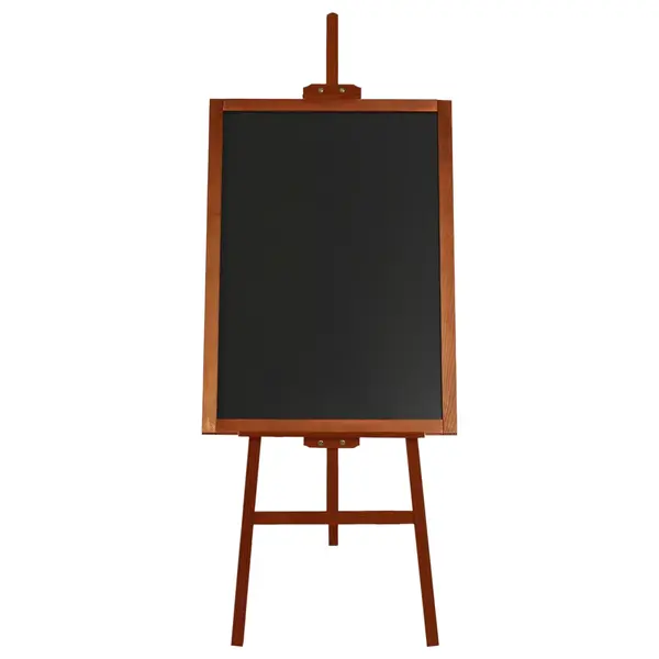 Krijtbord | CLASSIC | Hout | Bruin | Schrijfvlak 730x930 | 800x1000x15(h)mm