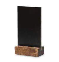 Luxus Tafelkrijtbord | CLASSIC | Hout | Bruin | Schrijfvlak 100x150 (A6) | 2-Zijdig | 100x35x178(h)mm 