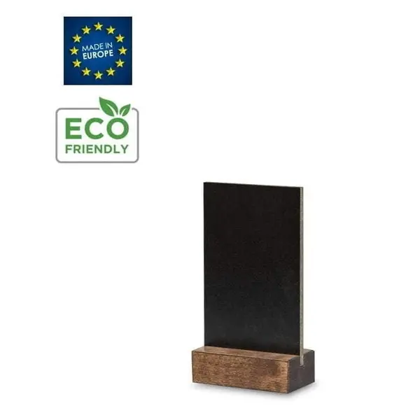 Tafelkrijtbord | CLASSIC | Hout | Bruin | Schrijfvlak 100x150 (A6) | 2-Zijdig | 100x35x178(h)mm