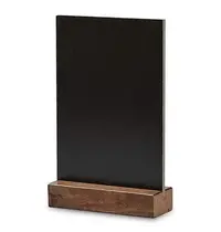 Luxus Tafelkrijtbord | CLASSIC | Hout | Bruin | Schrijfvlak 150x210 (A5) | 2-Zijdig | 150x43x243(h)mm 