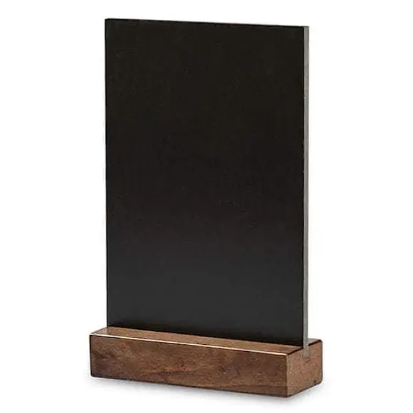 Tafelkrijtbord | CLASSIC | Hout | Bruin | Schrijfvlak 150x210 (A5) | 2-Zijdig | 150x43x243(h)mm
