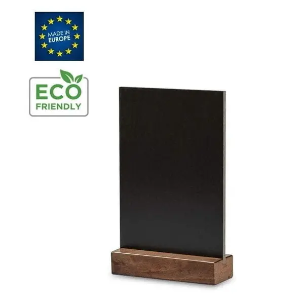 Tafelkrijtbord | CLASSIC | Hout | Bruin | Schrijfvlak 150x210 (A5) | 2-Zijdig | 150x43x243(h)mm