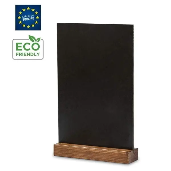 Tafelkrijtbord | CLASSIC | Hout | Bruin | Schrijfvlak 210x300 (A4) | 2-Zijdig | 210x43x333(h)mm