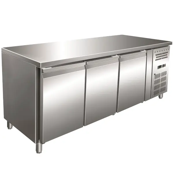 Vrieswerkbank | 465L | 3 Deuren (1/1 GN) | -10°C/-20°C | Geforceerd | 1795x700x860(h)mm